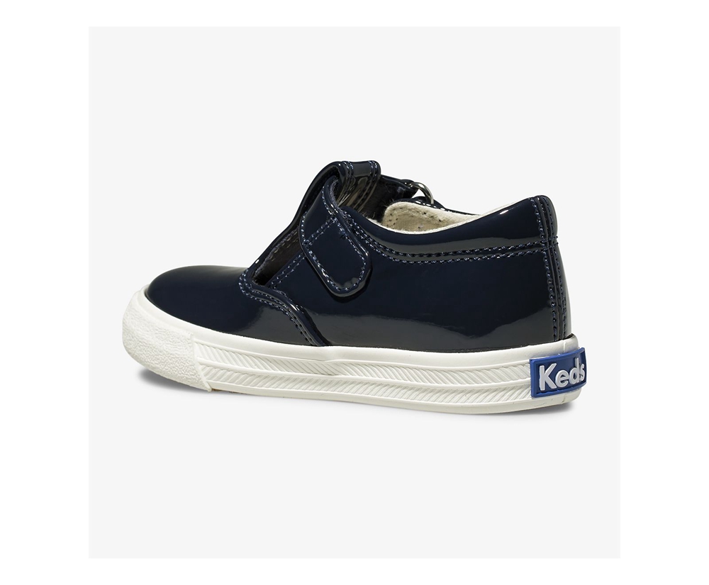 Slip Ons Keds Niña Azul Marino - Daphne Patent - 5184-JFQUO